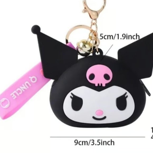 Keychain wrist keychain kuromi coin purse, hello kitty, kawaii, Sanrio - Picture 2 of 4